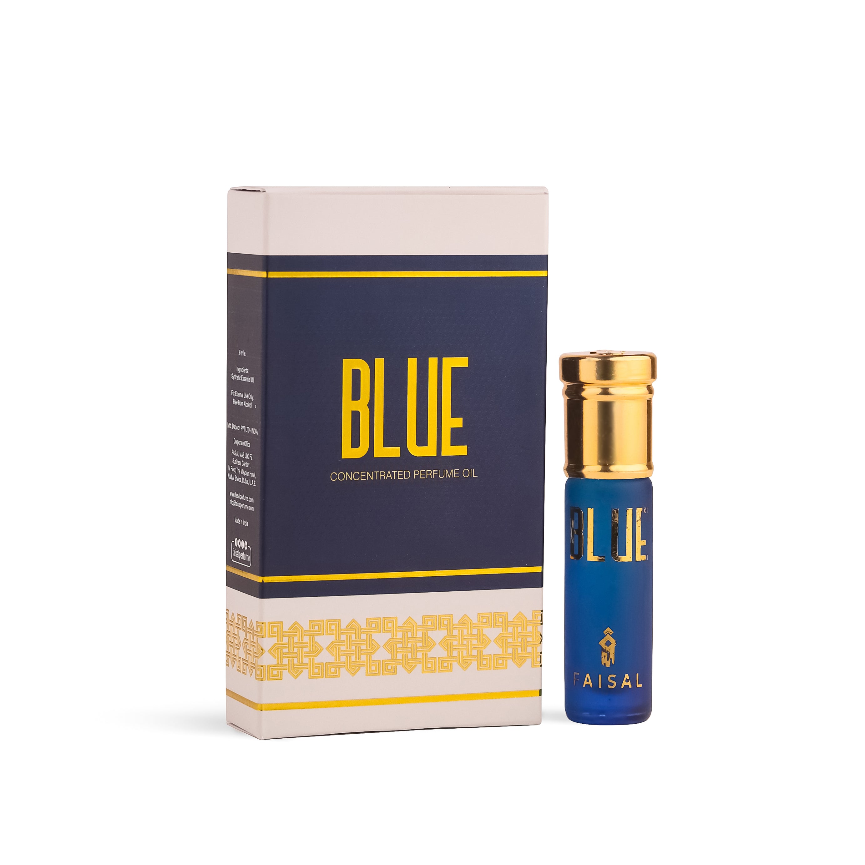 FAISAL, Blue Concentrated Perfume Free From Alcohol 6ML